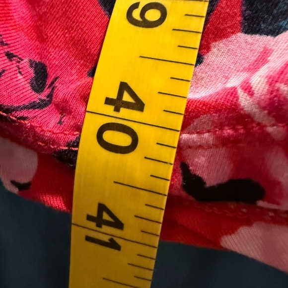 Torrid Floral Smocked Babydoll Dress in Red & Pink – Size 28 - Picture 9 of 9